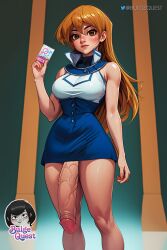 ai_generated alexis_rhodes asuka_tenjoin bulge_quest futa_only futanari large_penis penis tenjouin_asuka yu-gi-oh! yu-gi-oh!_gx