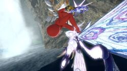 3d 3d_(artwork) angel angel_wings armor armored_gloves athena_(ffxiv) azem big_ass big_balls big_breasts big_butt big_penis big_wings bioluminescence bird_wings breast_grab breast_squish breasts breasts_bigger_than_head busty butterfly butterfly_wings cloud deep_penetration deep_throat deepthroat detailed_background fellatio female final_fantasy_xiv floating flying flying_sex futa_on_female futanari glowing gpose(ffxiv) hair halo highres holding_penis hourglass_figure huge_ass huge_balls huge_breasts huge_cock huge_cock huge_thighs huge_wings humanoid humanoid_penis hyper_penis impossible_fit multi_wing nipples oral oral_sex public_exposure public_nudity public_sex red_skin reflection ridiculous_fit river roseburst_(artist) standing transparent_body water waterfall white_hair white_skin wings