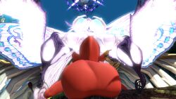 3d 3d_(artwork) anal anal_sex anal_sex angel angel_wings armor armored_gloves athena_(ffxiv) azem big_ass big_balls big_breasts big_butt big_penis big_wings bioluminescence bird_wings breast_grab breast_squish breasts breasts_bigger_than_head busty butterfly butterfly_wings cloud cowgirl_position deep_penetration detailed_background female final_fantasy_xiv futa_on_female futanari glowing gpose(ffxiv) hair halo highres holding_penis hourglass_figure huge_ass huge_balls huge_breasts huge_cock huge_cock huge_thighs huge_wings humanoid humanoid_penis hyper_penis impossible_fit multi_wing nipples public_exposure public_nudity public_sex red_skin reflection reverse_cowgirl_position ridiculous_fit river roseburst_(artist) transparent_body water waterfall white_hair white_skin wings