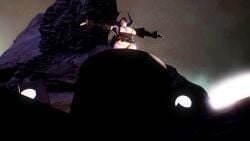 3d animated ass back bottomless breasts c&g-studio chest eliza_(tekken) female horns mp4 music neck nipples no_panties pussy shake skirt sound tattoo tekken topless vampire video virt-a-mate virtamate