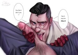 blowjob egabbacc gay licking_penis male male/male male_only medic_(team_fortress_2) precum spy_(team_fortress_2) team_fortress_2 yaoi