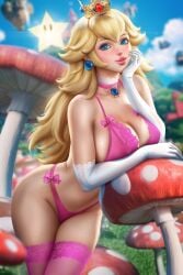 princess peach from mario (series) by ayyasap