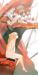 1girls asuka_langley_sohryu breasts completely_nude completely_nude_female dinoartforame female female_only naked neon_genesis_evangelion nude small_breasts solo souryuu_asuka_langley tagme