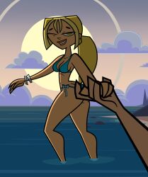 accurate_art_style bikini breasts bridgette_(tdi) cartoon_network elinor_the_witch ellissummer female hornyhobbit male mother-of-trolls original_character partial_male pov total_drama_island tripp_(tdi)