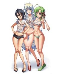 bleach bottomless crossover kuchiki_rukia nia_teppelin nipples panties see-through sheer shigure_asa shuffle! tagme tengen_toppa_gurren-lagann tengen_toppa_gurren_lagann vagina wet_clothes