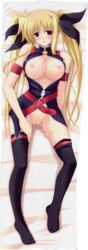 dakimakura fate_testarossa fixme mahou_shoujo_lyrical_nanoha mahou_shoujo_lyrical_nanoha_strikers nipples nopan oppai sugii_tsukasa sugiya thighhighs uncensored vagina