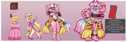 breast_expansion breasts_bigger_than_head fit_female mario_(series) muscle_tone oni oni_female oni_horns power_up princess_peach super_mario_bros. transformation