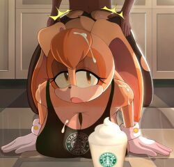 backshots big_breasts bunny bunny_ears bunny_girl doggy_style furry sonic_(series) sonic_the_hedgehog_(series) starbucks vanilla_the_rabbit