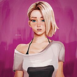 gwen stacy from marvel by zil a cien