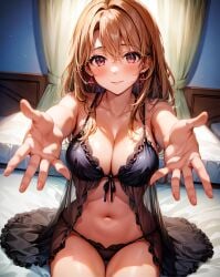 1girls ai_generated curvaceous curvy_female curvy_figure female_focus female_only huge_breasts oshi_no_ko saitou_miyako stable_diffusion voluptuous voluptuous_female