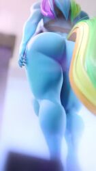 1futa 1girls 3d 3d_animation abs animated anthro ass athletic_futanari balls big_ass big_breasts blue-skinned_futanari bottomless bottomless_futanari breasts brunette brunette_hair d.va erection exercise_equipment female friendship_is_magic futanari huge_balls huge_cock hyper_balls hyper_penis larger_futanari light-skinned_female multicolored_hair my_little_pony overwatch penis public public_exposure rainbow_dash_(mlp) rainbow_hair scrag_boy scraggy_(artist) tagme thick_thighs thighs training video