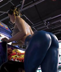 chun-li from capcom by apone3d