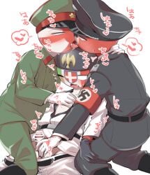 3boys censor_bar censored censored_penis clothed_sex clothing countryhumans fascist_italy_(countryhumans) humanoid humanoid_penis japanese_empire_(countryhumans) japanese_text male male_only nazi_germany_(countryhumans) text yaoi