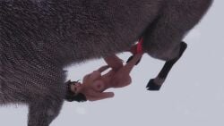 1girls 3d animal_penis animated deer devil_may_cry devil_may_cry_5 female footjob mp4 nicoletta_goldstein no_sound skyrim tagme video zoophilia