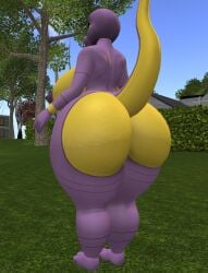 big_ass big_breasts breasts bubble_butt ekans ferialexonar huge_ass pokémon_(species) pokemon thick_thighs wide_hips