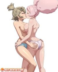 afro_puffs chuatury_panlunch felsi_rollo gundam gundam_suisei_no_majo kissing reit tagme yuri