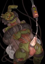 cum erection five_nights_at_freddy's male male_only milked milking milking_machine penis repressed_youth solo solo_male springtrap springtrap_(fnaf)