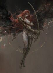 1girls completely_nude elden_ring female female_only fromsoftware malenia_blade_of_miquella milf nude nude_female warrior