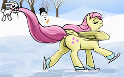 angel_bunny arareroll fluttershy_(mlp) friendship_is_magic my_little_pony straight_hair