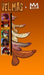 big_penis cock_chart comparing comparing_penis dark-skinned_futanari futa_only futanari light-skinned_futanari linda_cardellini male_focus penis_size_chart scoob! scooby-doo size_comparison size_difference small_penis tagme velma_(series) velma_dinkley velma_dinkley_(linda_cardellini) velma_dinkley_(velma)