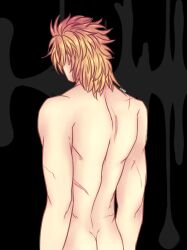 1boy ass back_view dio_brando jojo's_bizarre_adventure male male_only no_visible_nipples nude nude_male solo solo_male