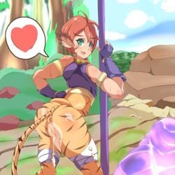 breath_of_fire breath_of_fire_ii clothing cum furry katt solo