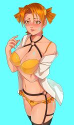 alisa_(everlasting_summer) bondage dvach-tan everlasting_summer huge_breasts orange_hair underwear