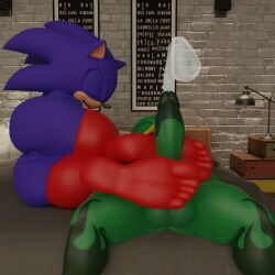 3d anthro ass astor avian balls blender cum cumshot duo edit ejaculation erection feet foot_fetish footjob footjob_with_legwear footwear gay hawk hedgehog jeans jet_the_hawk leggings male orgasm penis soles sonic_(series) sonic_the_hedgehog stroke toes yaoi