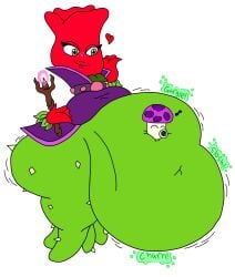 belly_noises big_belly electronic_arts fat fat_fetish fruitywisp overweight plants_vs_zombies plants_vs_zombies:_garden_warfare popcap_games puff_shroom_(pvz) rose_(pvz) tagme vore vore_belly