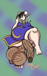 1futa 2023 2d balls big_breasts bottomless breasts capcom chun-li clothed clothing dark_penis darkened_genitalia flaccid futa_only futanari gigantic_breasts gigantic_testicles guavagrunt huge_balls huge_breasts huge_cock human light-skinned_futanari light_skin oversized_balls partially_clothed penis pose qipao self_upload solo street_fighter veiny_penis video_games