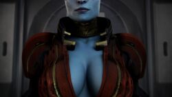 3d asari banap chained mass_effect samara