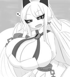 big_breasts bimbo breasts cleavage disgaea dress gigantic_breasts huge_breasts hyper_breasts large_breasts makai_kingdom massive_breasts nippon_ichi_software pram vaba