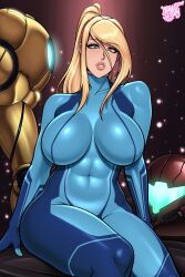 samus aran from metroid by rabbitslides