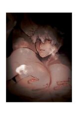 2boys atarime4542 big_pecs blush breath gay gintama gintoki_sakata groping groping_from_behind male male_only muscular muscular_male pec_grab pec_grasp pec_squish pecs pectoral_grab photo_(object) red_eyes sweatdrop takasugi_shinsuke topless topless_male upper_body wide_hips yaoi