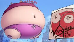 andromaton burping city fat floating hyper_inflation inflation panties pink_panties roller_cola_girl virgin_cola