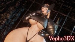 thick_thighs thick_ass thick_legs thick valkyrie_helm naked_lower_body naked_thighs armor knight_armor blonde_hair blonde blonde_female blonde-haired_female heart_earrings dungeon black_thong thong big_breasts big_ass big_thighs thinking thinking_pose vepho3dx blender blender_(software) blender_cycles blender_(artwork) blender_cycles_(artwork) human female girl 1280x720 image