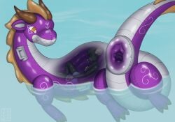anal anal_vore anus dragon endo_vore gaping hi_res internal joooon mammal murid murine mythological_creature mythological_scalie mythology pool_toy rat rodent scalie size_difference vore
