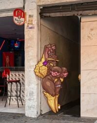 4_eyes alley alleyway alleyway_milf_(meme) big_areola big_ass big_breasts big_butt big_nipples big_thighs bikini biped blue_eyes blush brown_body brown_hair colombia condom country_girl female fur generation_4_pokemon generation_5_pokemon grey_sclera huge_ass huge_breasts huge_butt huge_nipples huge_thighs joltik lagomorph larger_female lonny_(mrdirtandgrime) lopunny male mammal medellin,_colombia meme mrdirtandgrime nintendo pink_eyes pokemon pokemon_(species) public size_difference skimpy skimpy_clothes smaller_male straight web yellow_fur