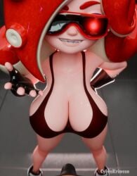 1boy 1girls 3d 3d_(artwork) blender bluesky_link bluesky_username cybrokrimson inkling inkling_boy octoling octoling_girl octoling_rival splatoon splatoon_3 tagme