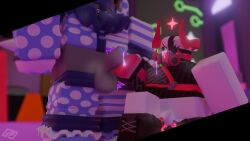 2boys 3d balls banhammer_(phighting) bottomless colored_cum cum cum_drip cum_in_face foreskin gay glowing_cum guestisbased inphernal penis penis_out phighting request roblox roblox_game robloxian skateisbased subspace_(phighting) tagme