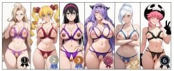 ai_generated ane_log:_moyako_neesan_no_tomaranai_monologue camilla_(fire_emblem) claire_harvey collage compilation crotchless cupless_bra fire_emblem_fates hundred jakuzure_nonon kill_la_kill konoe_moyako moyako_konoe ranking rwby six_fanarts_challenge tales_of_berseria teresa_linares winter_schnee