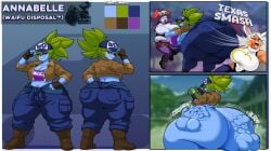 annabelle_(slickdratini) female female_focus female_pred oddish generation_1_pokemon pokemon pokemon_(species) grass_type poison_type mobiustheice vore absorption absorption_vore female_only female_prey