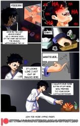 how_i_became_my_masters_slave hypnotico aiko_hajime_shin comic text speech_bubble pink_hair brown_eyes sharp_teeth large_breasts large_hips bare_breasts bare_shoulders topless bottomless large_ass nipples story saimin_(hypnotico) hypnosis mind_control brainwashing