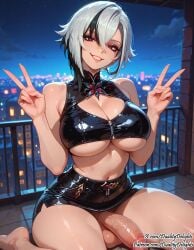 futanari futanari_only futa futa_only breasts patreon penis girly balls self_upload ai_generated highres high_resolution stable_diffusion dickgirl huge_breasts huge_boobs huge_ass huge_cock huge_balls huge_butt huge_thighs huge_penis huge_testicles medium_breasts medium_penis medium_ass sexy horny cock worship futa_sans_pussy muscular 1futa dualitydelights arlecchino_(genshin_impact) genshin_impact