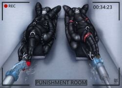 absurd_res balls bodily_fluids bodysuit bondage bondage_gear bound camera_view chastity_cage chastity_device clothing collar cum cum_from_dildo cum_in_mouth cum_inside cum_on_ground d-ring dildo dragon drake239 duo english_text feral fucking_machine genital_fluids genitals hands_tied hi_res horn knot knotted_dildo latex latex_bodysuit latex_clothing latex_skinsuit machine male mythological_creature mythological_scalie mythology oral oral_penetration penetration recording scalie sex_machine sex_toy skinsuit text thorphax tight_clothing wingbinders wings