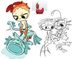 anal anal_sex bottom_finn dandy's_world finn_(dandy's_world) gay gay_sex shrimpo_(dandy's_world) twisted_finn_(dandy's_world) twizcyn
