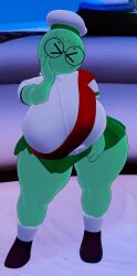 3d bbw big_breasts chubby chubby_female curvy huge_breasts peak-chan_(okgaki) peak_(videogame) plump scout_(peak) thegrinderops thick_thighs voluptuous wide_hips