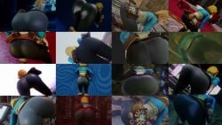 3d animated ass ass_focus ass_shake bent_over big_ass blonde_hair compilation elf huge_ass kishi pants pawg princess_zelda squatting tagme the_legend_of_zelda thicc twerking video