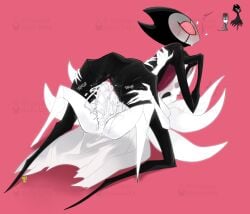 4_arms andromorph andromorph/male andromorph_on_top andromorph_penetrated anthro anthro_on_anthro anthro_penetrated anthro_penetrating anthro_penetrating_anthro arthropod black_body black_exoskeleton bodily_fluids cum cum_in_vagina cum_inside duo exoskeleton from_front_position genital_fluids grimm_(hollow_knight) hi_res hollow_knight_(franchise) insect intersex intersex/male intersex_on_top intersex_penetrated lying male male_on_bottom male_penetrating male_penetrating_andromorph male_penetrating_intersex multi_arm multi_limb on_back on_bottom on_top pale_king_(hollow_knight) penetration penile penile_penetration penis_in_vagina reverse_missionary_position sex simple_background team_cherry vaginal vaginal_penetration watermark white_body white_exoskeleton yzusaur
