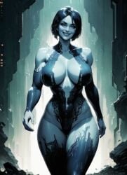 10_seconds ai_animation ai_female ai_generated ai_video artificial_intelligence big_breasts big_lips blue_body bouncing_breasts cortana curvy_female female female_only halo_(series) high_quality hologram moonchild41 no_sound sexy_female short_hair smiling_at_viewer swaying_hips tagme thick_thighs video walking_towards_viewer wide_hips